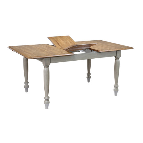 Three Posts™ Isabelle Extendable Solid Wood Dining Table & Reviews